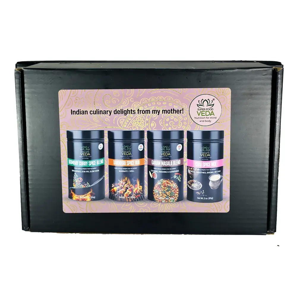 4 Spice Blend Gift Pack Front