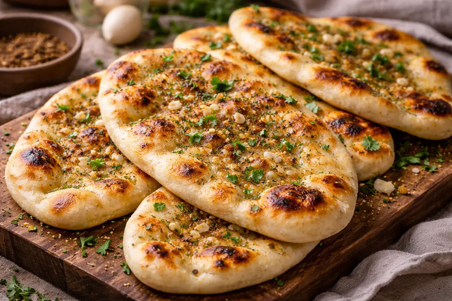 Garlic Naan Toasted